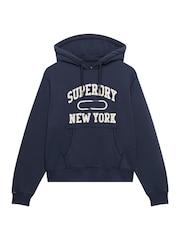 Superdry Blue Athletic Applique Track Top - Image 6 of 7