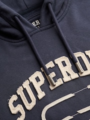 Superdry Blue Athletic Applique Track Top - Image 7 of 7