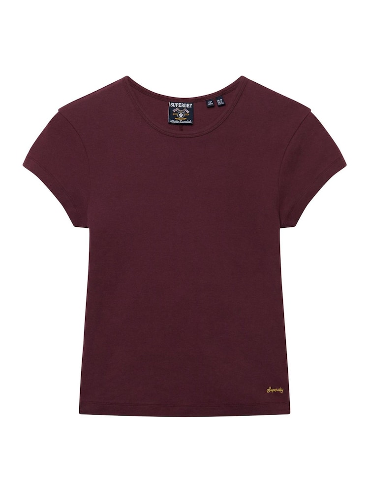 Κόκκινο - Superdry Athletic Essential Κοντομάνικο μπλουζάκι - Εικόνα 1 από 2