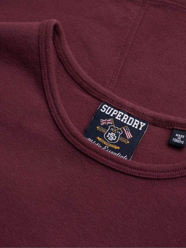 Κόκκινο - Superdry Athletic Essential Κοντομάνικο μπλουζάκι - Εικόνα 2 από 2