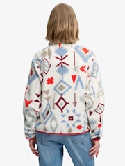 Superdry Red Outdoor Printed Zip Fleece - Image 3 of 7