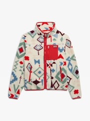 Superdry Red Outdoor Printed Zip Fleece - Image 6 of 7