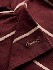 Maroon Punainen - Superdry Athletic Essentials -pitkähihainen gobe-toppi - Kuva 7 / 7