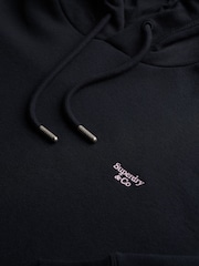Superdry Navy Blue Signature Emb Hoodie - Image 2 of 3