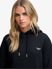 Superdry Navy Blue Signature Emb Hoodie - Image 5 of 7