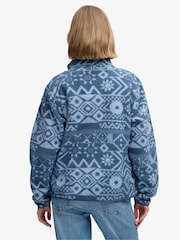 Superdry Blue Outdoor Printed Zip Fleece - Image 2 of 7