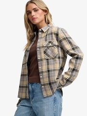 Superdry Brown Lumberjack Check Flannel Shirt - Image 3 of 5