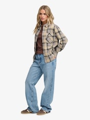Superdry Brown Lumberjack Check Flannel Shirt - Image 4 of 5