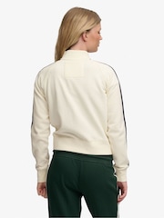 Superdry White Athletic Applique Track Top - Image 3 of 8