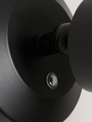 Searchlight 2 Pack Black Rechargeable Wall Lamp - Image 4 of 4