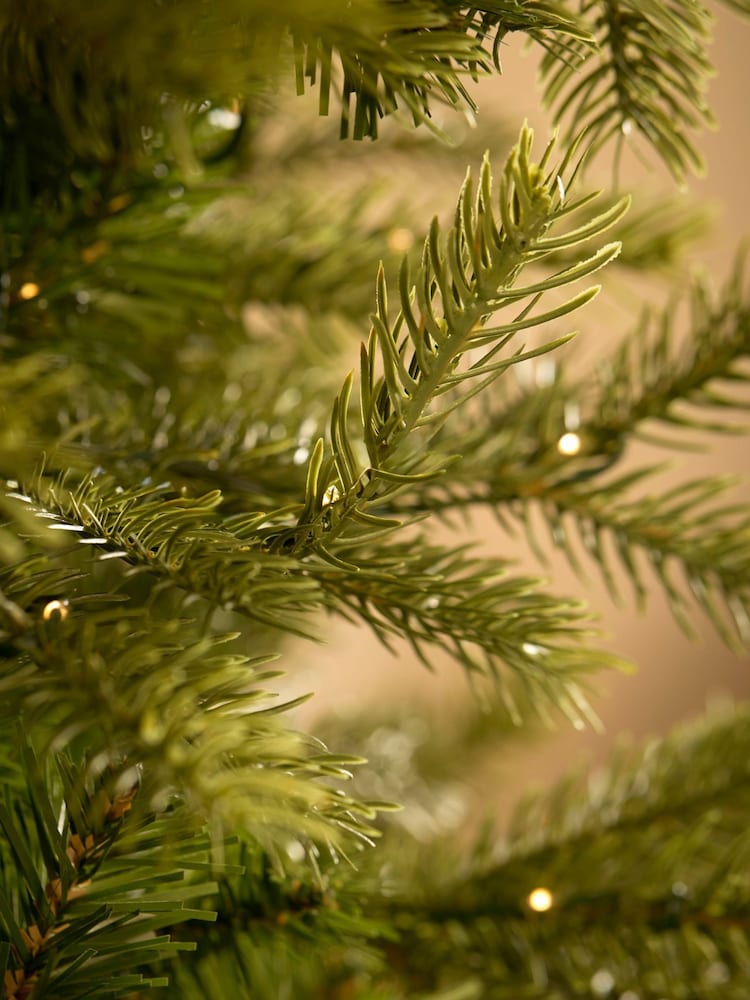 Cox & Cox Green Bergen Spruce Pre-Lit 7ft Christmas Tree 7ft - Image 2 of 3