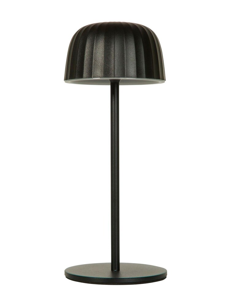 Searchlight 2 Pack Grey Outdoor Rechargeable Table Lamps - Image 2 of 4