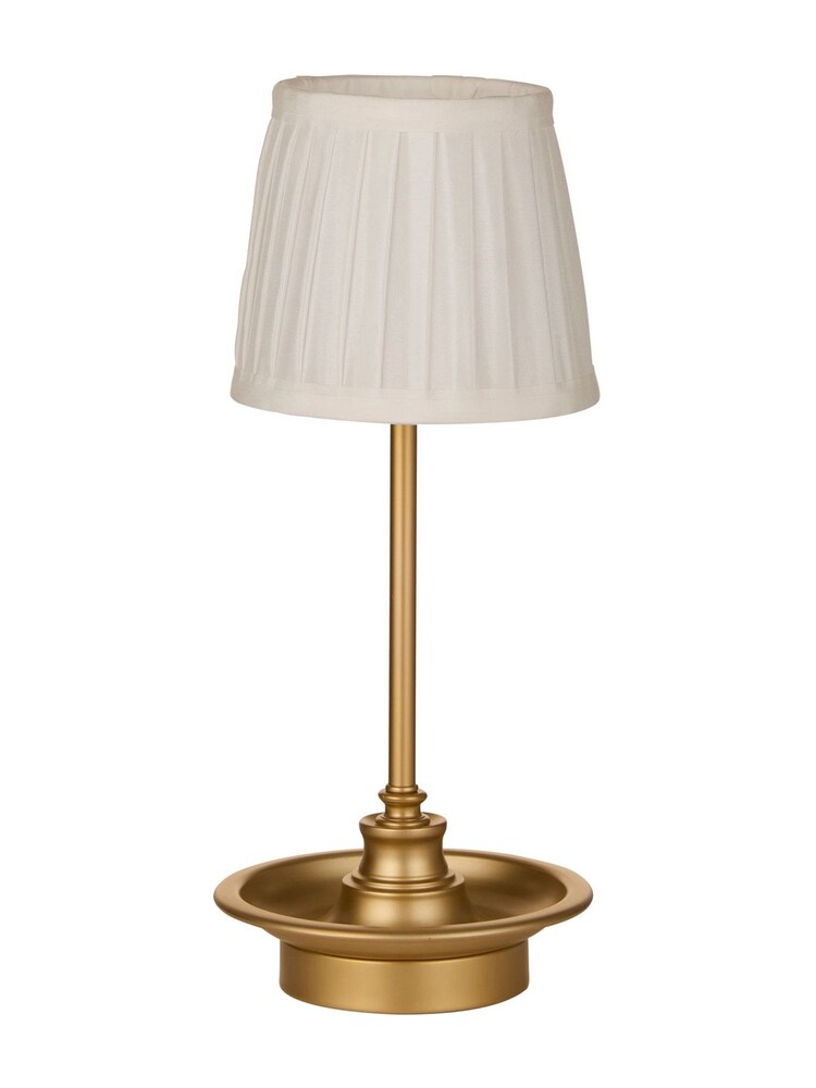 Searchlight Gold Rechargeable Table Lamp - Image 2 of 4 Searchlight Gold Rechargeable Table Lamp - Image 2 of 4