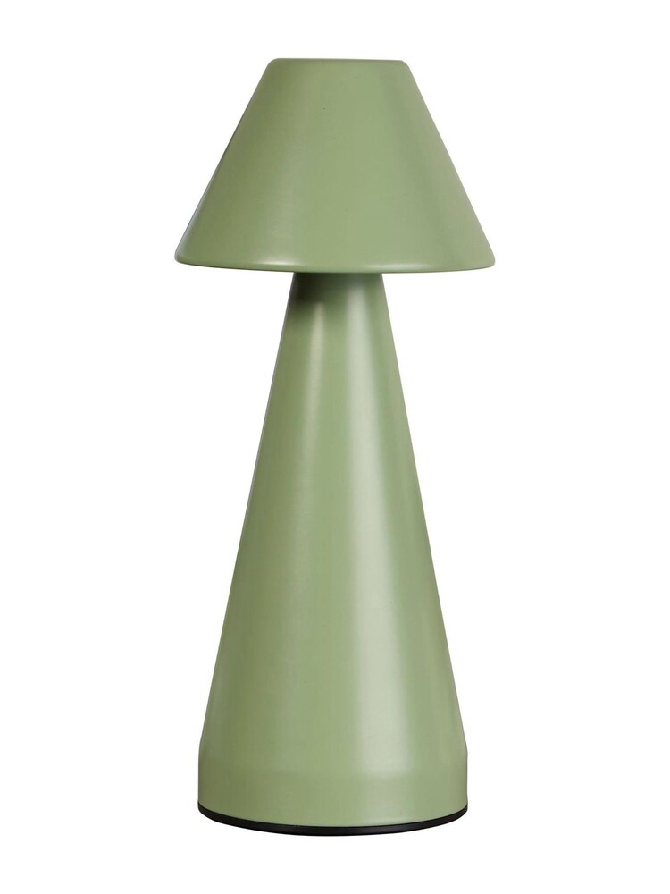 Searchlight Green Rechargeable Cone Table Lamps 2 - Image 2 of 4