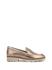 Vionic Metallic Cleo Wide Fit Arch Support Loafer - Image 1 of 7