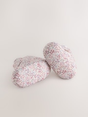 Pink Floral Baby Snow Boots (0-24mths) - Image 3 of 5
