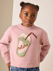 Pink Matcha Cup - Suéter (3-16años) - Imagen 1 de 3