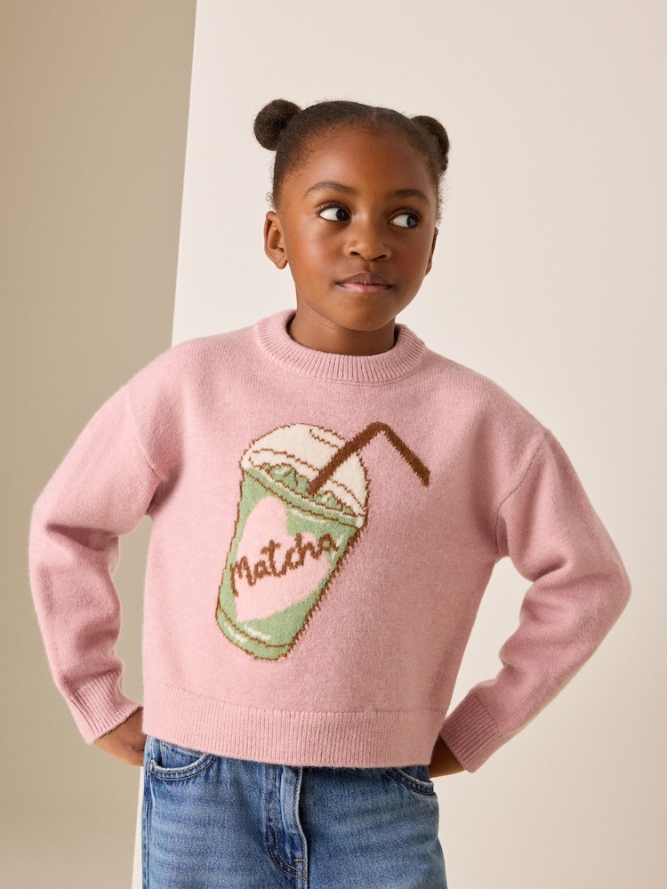 Pink Matcha Cup - Suéter (3-16años) - Imagen 2 de 3