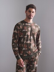Khakigrün - Halloween Family Matching Jersey Pyjamas Set - Bild 1 von 6