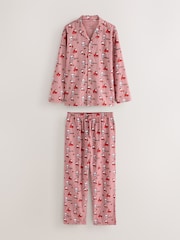 Snoopy Red Check Button Through Set Family Matching Christmas Pyjamas Set - Image 6 of 10
