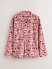 Snoopy Red Check Button Through Set Family Matching Christmas Pyjamas Set - Image 7 of 10