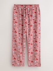 Snoopy Red Check Button Through Set Family Matching Christmas Pyjamas Set - Image 8 of 10