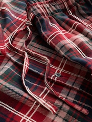 Rød/Navy Check - Sæt med Knapper - Matchende familiesæt med pyjamas til jul - Billede 10 af 10