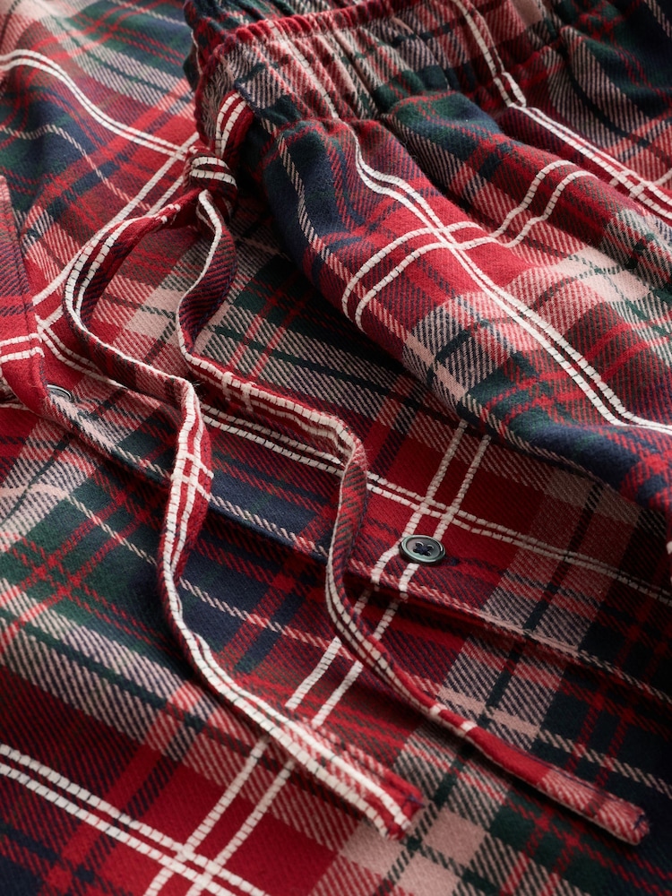 Rød/Navy Check - Sæt med Knapper - Matchende familiesæt med pyjamas til jul - Billede 10 af 10 Rød/Navy Check - Sæt med Knapper - Matchende familiesæt med pyjamas til jul - Billede 10 af 10