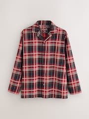 Rød/Navy Check - Sæt med Knapper - Matchende familiesæt med pyjamas til jul - Billede 7 af 10