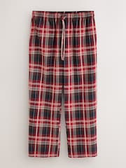 Rød/Navy Check - Sæt med Knapper - Matchende familiesæt med pyjamas til jul - Billede 8 af 10