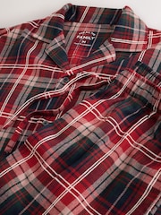 Rød/Navy Check - Sæt med Knapper - Matchende familiesæt med pyjamas til jul - Billede 9 af 10