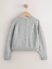 Grey Henley Jumper (3-16yrs) - Image 6 of 8
