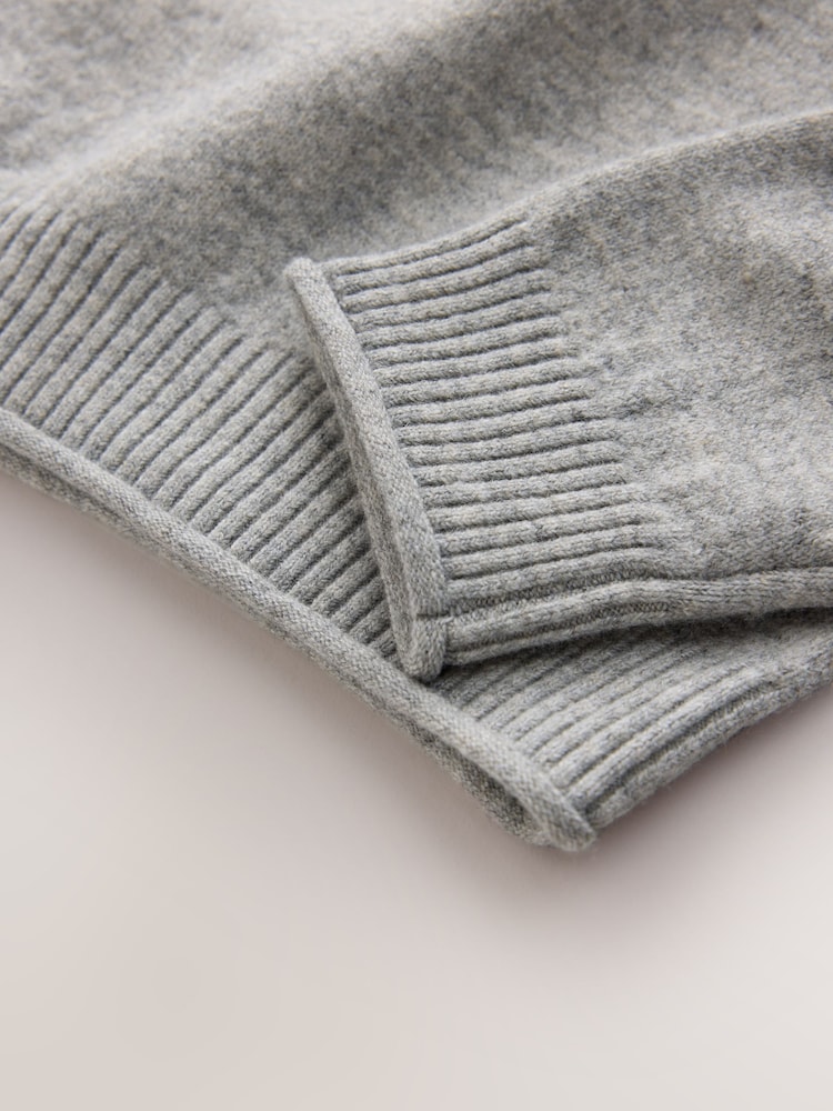 Grey Henley Jumper (3-16yrs) - Image 8 of 8