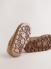 Marrón tostado - Pantuflas de ante - Imagen 4 de 5