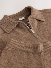 Brown Knitted Hoodie & Trousers Set (3-16yrs) - Image 10 of 10