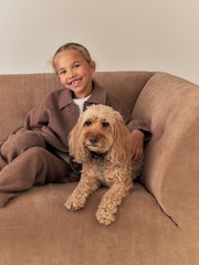 Brown Knitted Hoodie & Trousers Set (3-16yrs) - Image 4 of 5