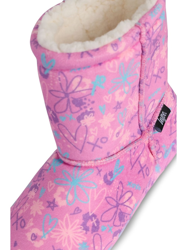 Hype. Pink Esparo Slippers - Image 4 of 4 Hype. Pink Esparo Slippers - Image 4 of 4