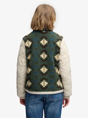 Superdry Green Onion Quilt Hybrid Fleece - Image 2 of 8