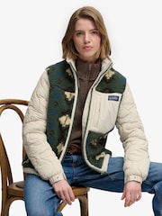 Superdry Green Onion Quilt Hybrid Fleece - Image 6 of 8