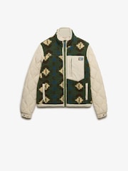 Superdry Green Onion Quilt Hybrid Fleece - Image 7 of 8