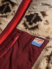 Superdry Sherpa Jaquard Hybrid Fleece - Պատկեր 5 8-ից