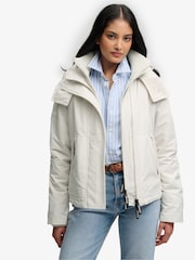 Superdry Grey Marl Hooded Arctic Windcheater Jacket - Image 3 of 9