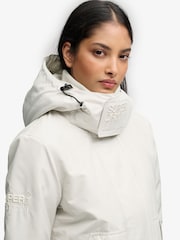 Superdry Grey Marl Hooded Arctic Windcheater Jacket - Image 6 of 9