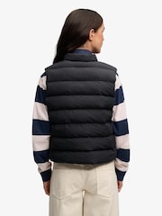 Schwarz - Superdry Entry Padded Snap Gilet - Bild 2 von 7
