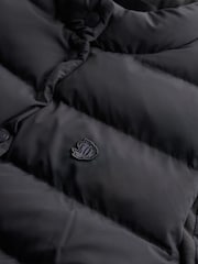 Schwarz - Superdry Entry Padded Snap Gilet - Bild 7 von 7
