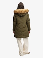 Superdry Brown Hooded Everest Parka Jacket - Image 2 of 6