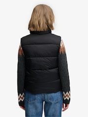 Superdry Black Borg Lined Gilet - Image 2 of 8
