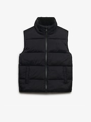 Superdry Black Borg Lined Gilet - Image 7 of 8
