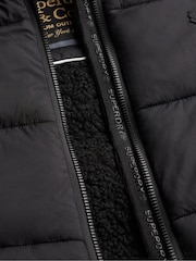 Superdry Black Borg Lined Gilet - Image 8 of 8