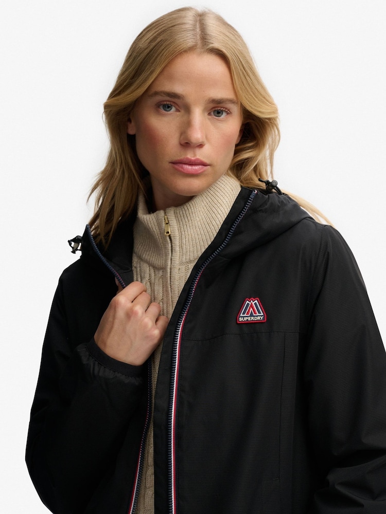 Superdry Black Essential Tri Windbreaker Jacket - Image 6 of 6